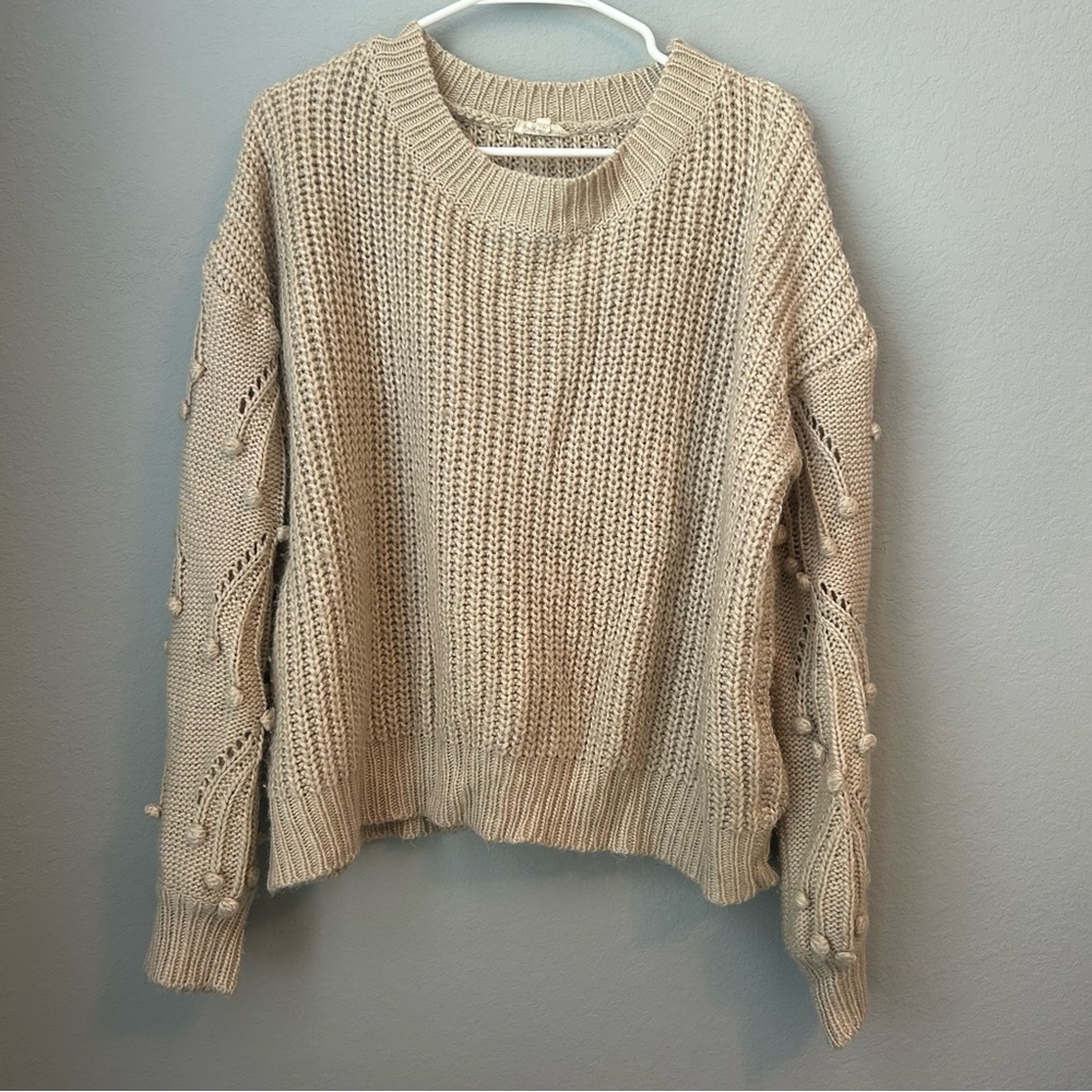 Cozy Cream Knit Sweater
